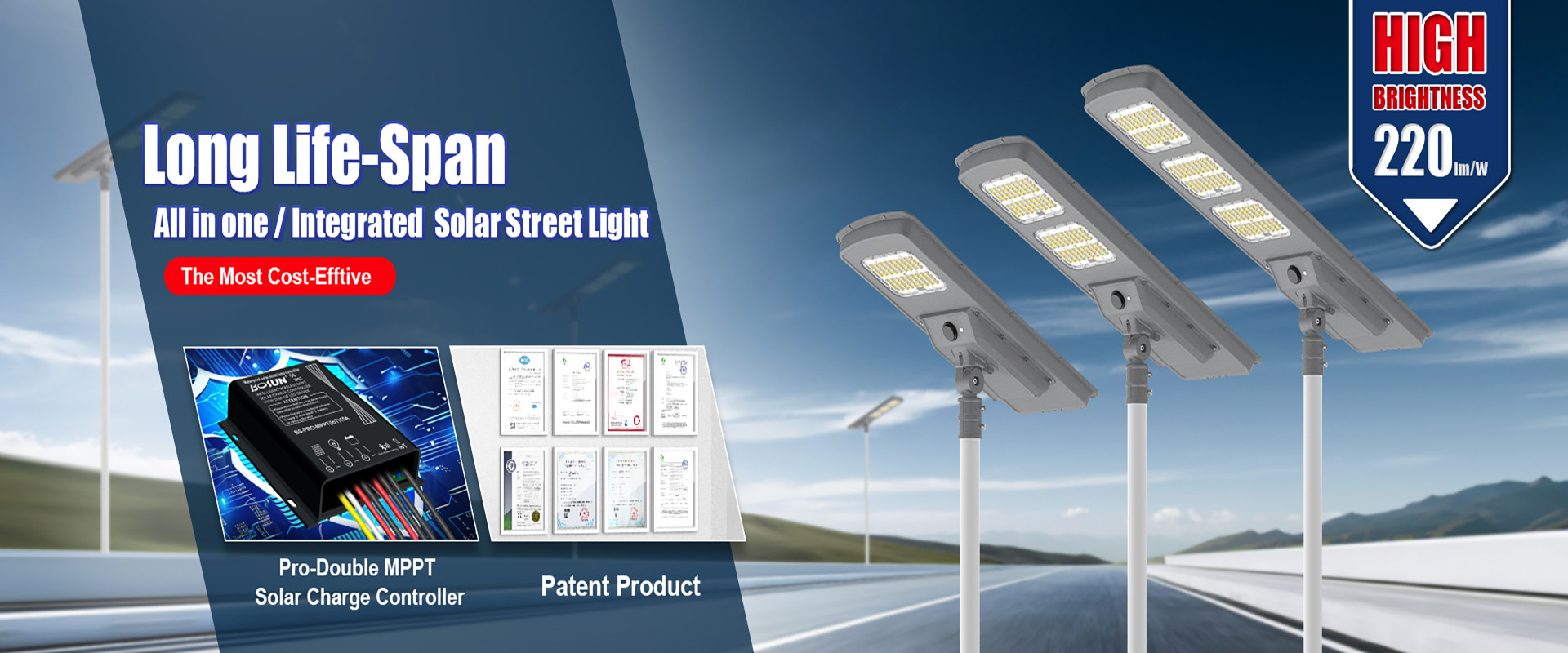 qualité Lampadaire solaire usine