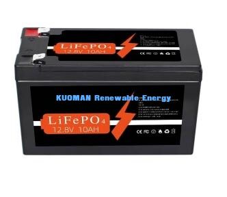 Batterie lithium KM New Energy 12V 10Ah cycles profonds