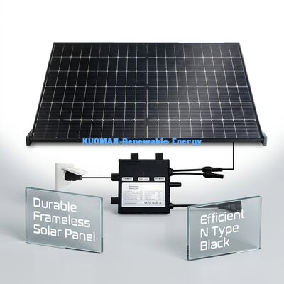 Panneau solaire haute puissance avec résistance aux intempéries IP65 et cadre en aluminium durable pour un usage industriel