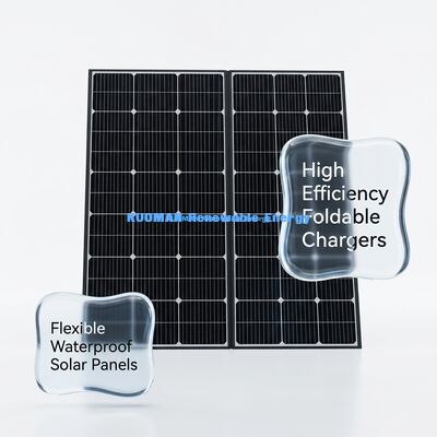 Panneau solaire pliable portable imperméable à l'eau pour les aventures en plein air