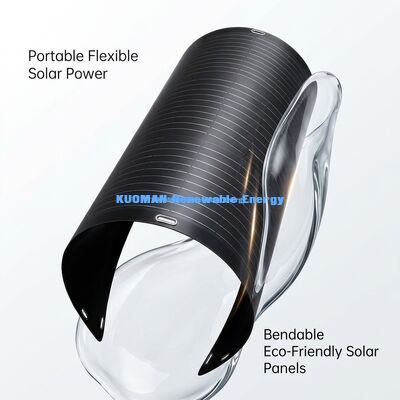 100 watts 360 degrés panneau solaire flexible pliable IP68 imperméable à l'eau pour bateau Yacht toit tente voiture