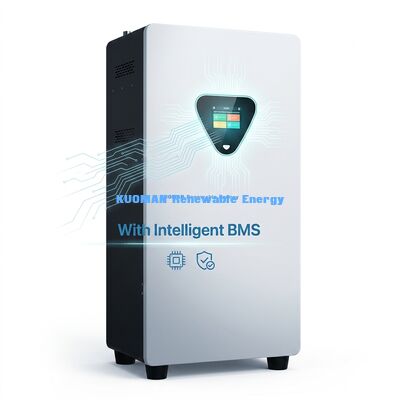 Système de batterie solaire hybride LiFePO4 51,2 V 300 Ah avec 6000 cycles pour l'alimentation de secours hors réseau