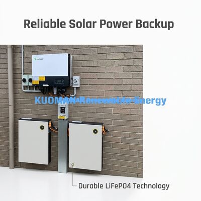 Système de stockage de batterie domestique ultra-mince de 10 kWh avec BMS intelligent pour l'énergie solaire