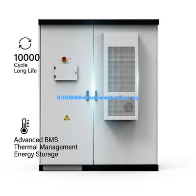 Système commercial de stockage d'énergie de 768 V de 215 KWh avec 10 000 cycles pour les immeubles de bureaux