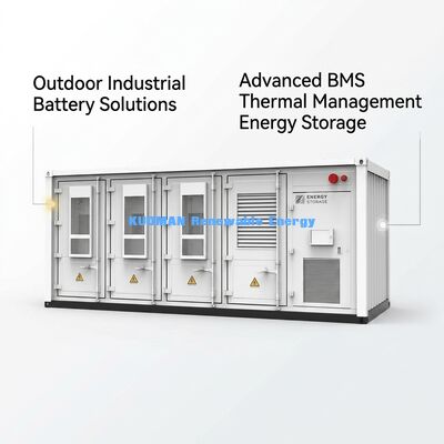 Batterie ESS de stockage d'énergie commerciale personnalisable de 215 KWh pour fermes solaires durables