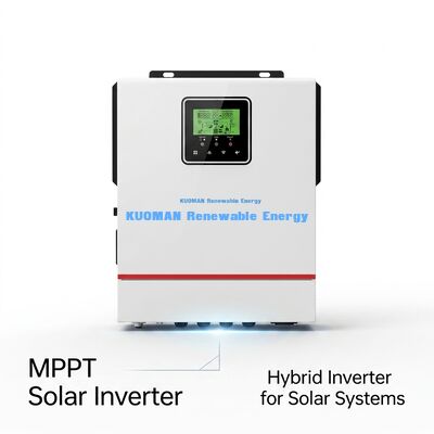 Onduleur solaire hors réseau avec chargeur solaire MPPT, sortie onde sinusoïdale pure et contrôle par application pour secours à domicile