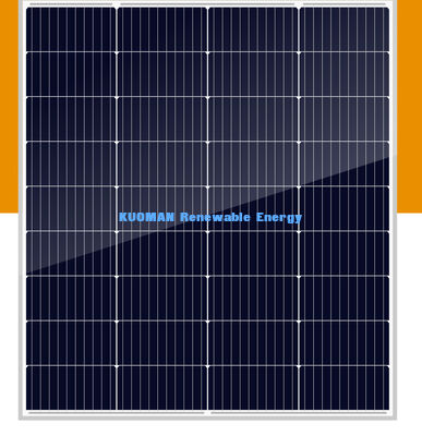 Panneau solaire monocristallin de 130 W avec une efficacité de 19,20 % pour les solutions d'alimentation hors réseau
