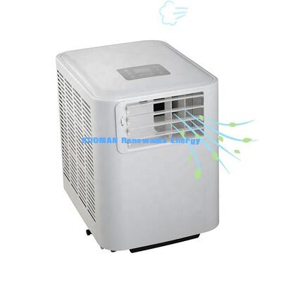 9000 BTU Climatiseur portable Refroidissement instantané en 3 minutes Flux d'air fort 310m3/h Appareil de climatisation mobile pour la maison et l'hôtel