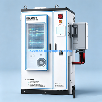 Anti-Islanding Multi-Protection Commercial Energy Storage IP65 Inverter IP54 Battery Cabinet For Business PV