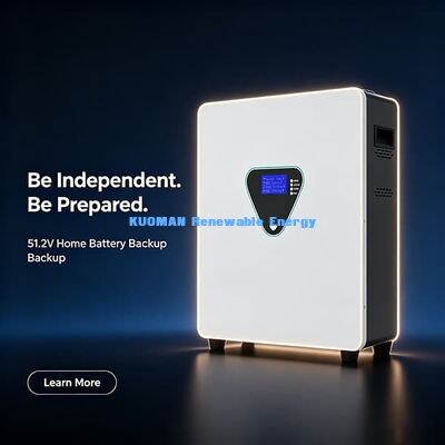 Haute capacité 51.2V 300Ah 6000 cycles de cycle profond batterie à ions de lithium 25,6V 100Ah pour RV hors réseau type mur de camping