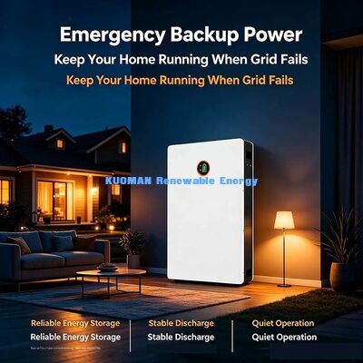 Powerwall 10.24kWh protégée par BMS intelligent, batterie LiFePO4 48V 200Ah pour alimentation solaire hors réseau