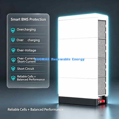 Hybrid Solar System Stackable 48V Lithium Battery Charge Via Solar Panels Or Diesel Generators