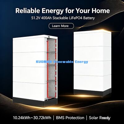 Système solaire hybride Batterie lithium 48V empilable Charge via panneaux solaires ou générateurs diesel