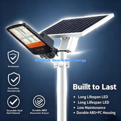 Éclairage de rue solaire séparé à haute luminosité avec télécommande 2.4G