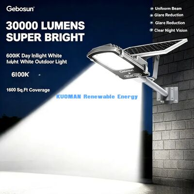 Éclairage de rue solaire télécommandé, mode de synchronisation, luminosité réglable, éclairage de jardin