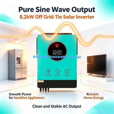 Onduleur solaire hybride 8,2 kW compatible avec les batteries plomb-acide et lithium 48 V