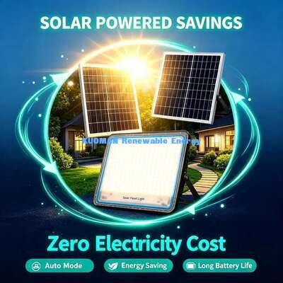 Éco-friendly Lampes solaires pour jardin Coût énergétique zéro Lampes LED pour jardin extérieur résistantes à l'eau