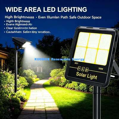 Lampe solaire LED d'extérieur étanche pour cour, villa, clôture, mur