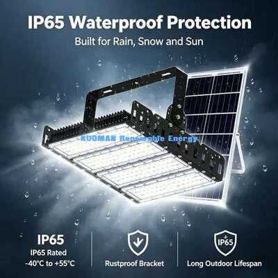 Monté sous plusieurs angles 200W Soleil LED Flood Light IP65 étanche à la poussière étanche à l'eau