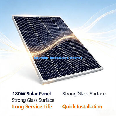 Panneau solaire monocristallin hors réseau 200-210 watts, panneau solaire domestique sûr avec une tension système maximale de 700 V