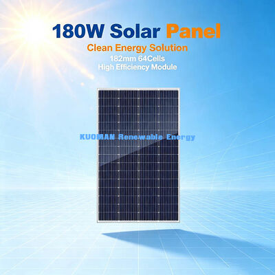 Panneau solaire mono haute efficacité 180-190W | Efficacité max 19,95 %