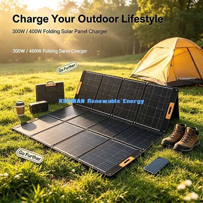 Panneau solaire pliable haute efficacité 400W, kit solaire portable étanche pour secours en cas de panne de courant à domicile