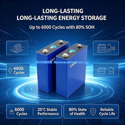 Batterie prismatique lithium-fer phosphate CATL 300Ah 3.2V, cellule polyvalente de stockage d'énergie pour camping-car, marine, solaire et alimentation de secours UPS