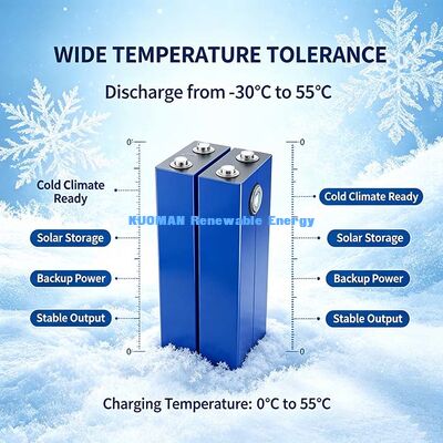 3.2V 100Ah Lifepo4 Cellule à batterie prismatique, 0,39mΩ Cellule au lithium à faible résistance interne