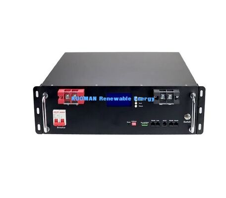 KM 48V 100Ah LiFePO4 Module de stockage de batterie Cycles profonds 8000 fois