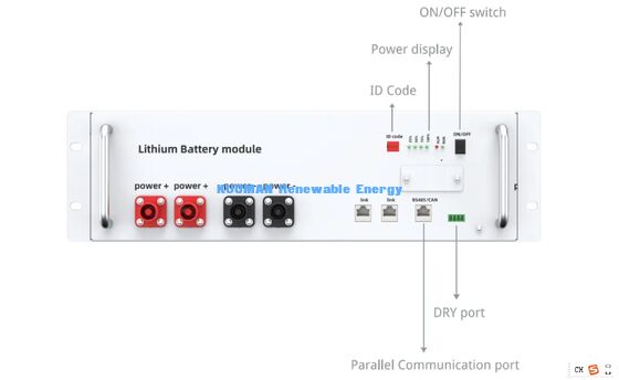 Batterie murale KM 48V 200Ah LiFePO4 cycles profonds 8000 fois