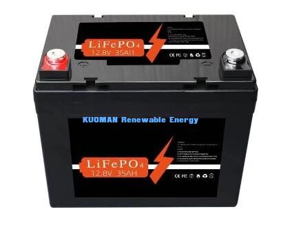 Batterie lithium 448Wh 12V 30Ah LiFePO4 à décharge profonde pour stockage d'énergie