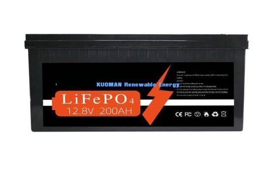 12V 200Ah LiFePO4 batterie à cycle profond avec 8000 cycles et garantie de 10 ans pour le stockage d'énergie