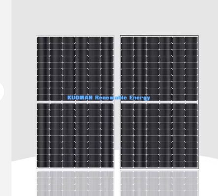 Panneaux solaires monocristallins sur mesure 400-500W avec 22% d'efficacité et conception à demi-cellules
