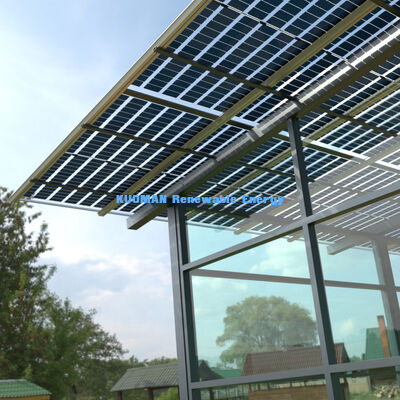 Panneau solaire mono-perc de 540W à 550W avec une efficacité de 22% et une conception en verre sans cadre