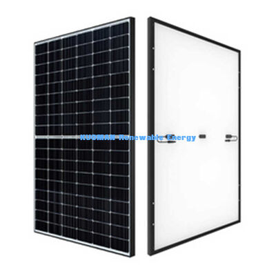 Panneau solaire noir type N 415W avec 22% d'efficacité et cadre en aluminium anodisé