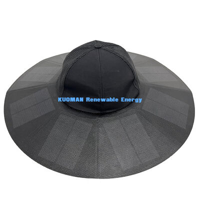 Casquette solaire rechargeable pliable portable KM