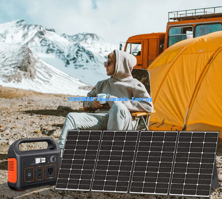 Panneau solaire pliable portable imperméable à l'eau pour les aventures en plein air