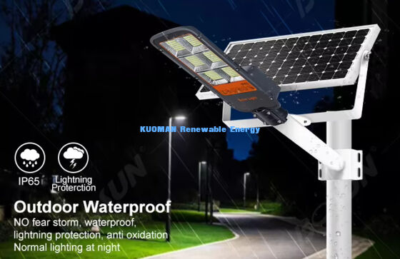 high lumens  double-arm waterproof solar street lamp road pathway led spilt solar light