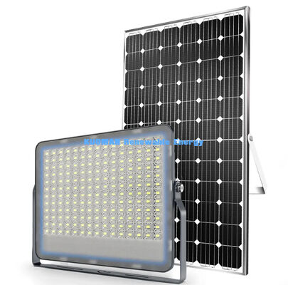 Projecteur solaire étanche IP65 15000LM à haut rendement avec détecteur de mouvement pour éclairage extérieur de paysage