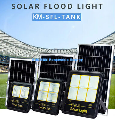IP65 étanche à l'eau 200W-400W phare solaire avec 15000LM haute luminosité LED phare solaire de jardin