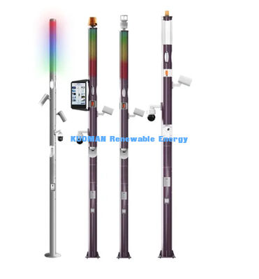 Contrôle du système intelligent Pole d'éclairage extérieur LED secrétariat Pole d'éclairage à distance intelligent