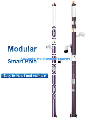 Contrôle du système intelligent Pole d'éclairage extérieur LED secrétariat Pole d'éclairage à distance intelligent