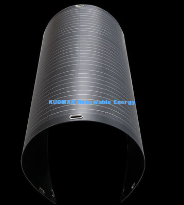 Panneau solaire flexible bifacial 200W FFC et fibre de carbone pour camping-car, voyage à domicile