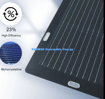 Panneau solaire flexible ETFE léger 100W pour camping-car et aventures en plein air
