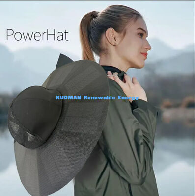 Capot de charge solaire portable pliable avec 22% d'efficacité et 13W de puissance maximale pour le camping