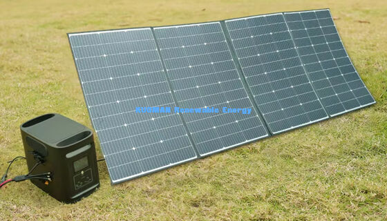 Chargeur solaire pliable 400W étanche IP68 pour aventures en plein air