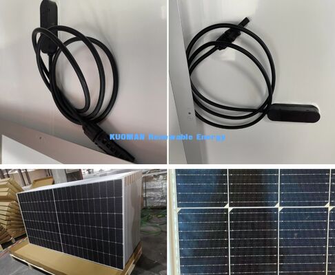 Panneau solaire monocristallin 24 Volts avec résistance aux intempéries IP65 pour systèmes d'énergie renouvelable