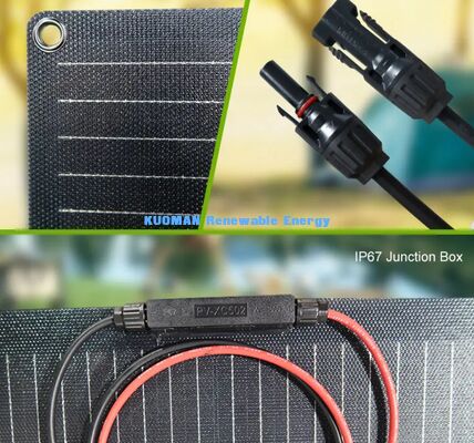 Panneau solaire flexible pliable à haute efficacité de 200W pour l'énergie propre renouvelable