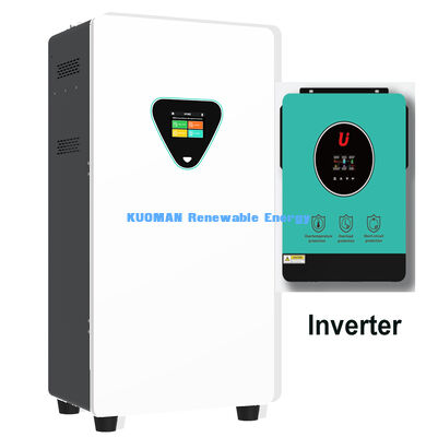 Système de batterie solaire hybride LiFePO4 51,2 V 300 Ah avec 6000 cycles pour le stockage d'énergie domestique hors réseau