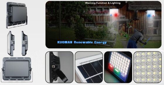 Lumière solaire de rue imperméable à l'eau IP65 avec 15000LM High Lumen et capteur de mouvement pour une utilisation en extérieur